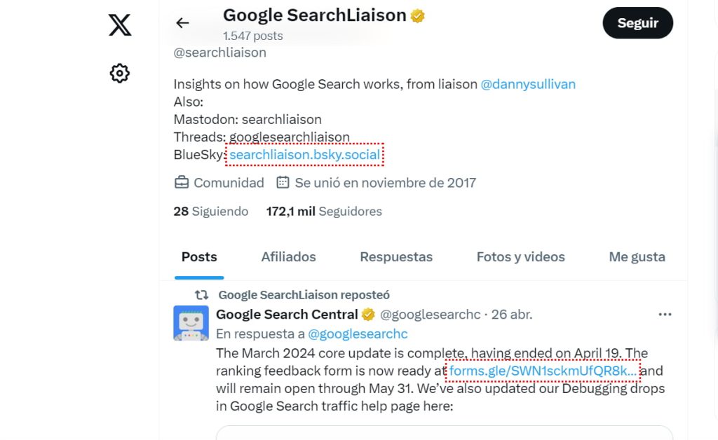 Google core updades alert