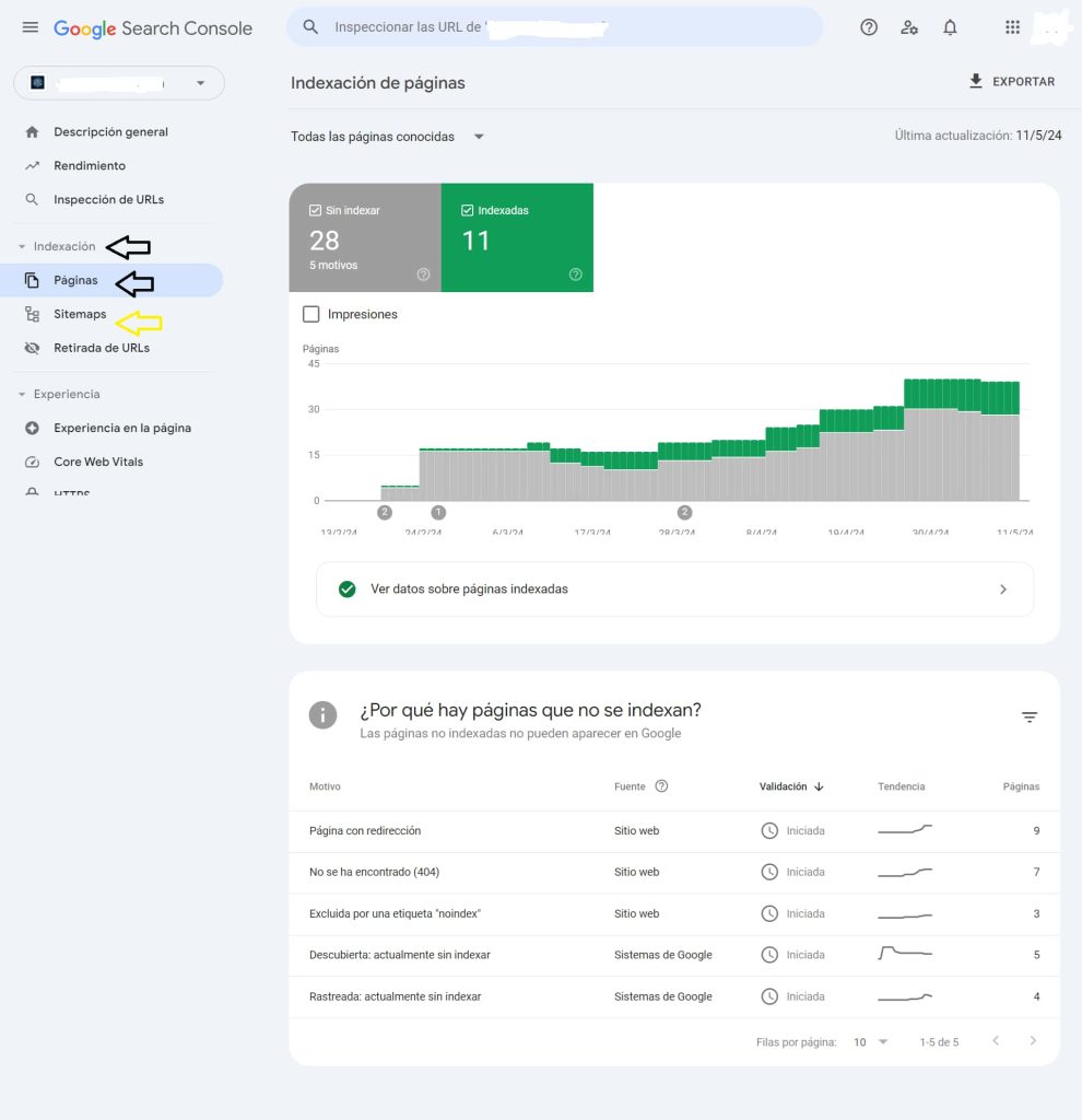 Consultor SEO Medellín - indexación páginas